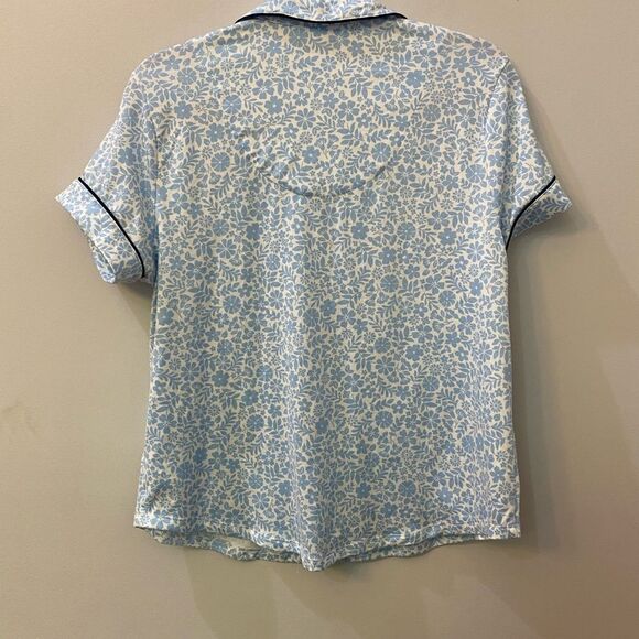 Kate Spade White Floral Top Pajama Women Size M - Picture 6 of 8